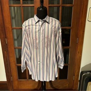 Synergy Dress Shirt Men Long Sleeve